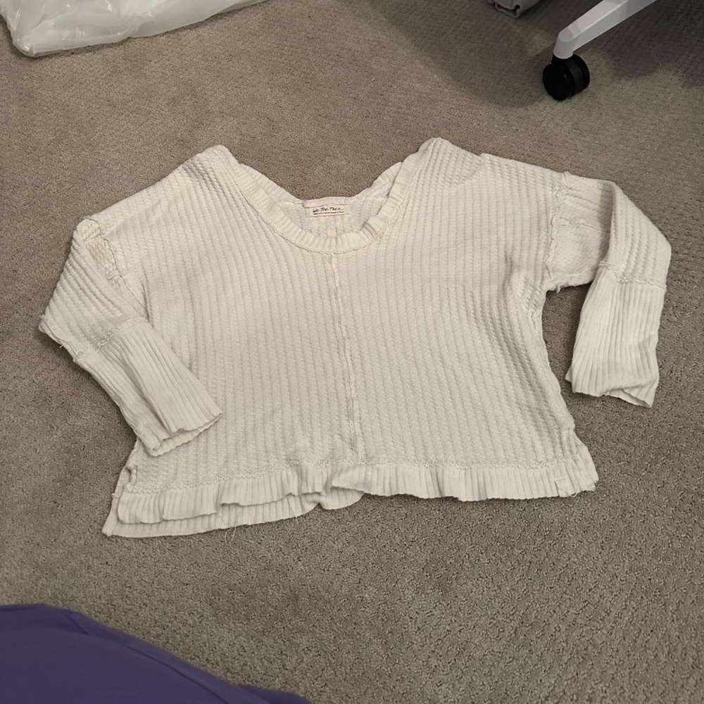 We The Free Cream Kids Sweater